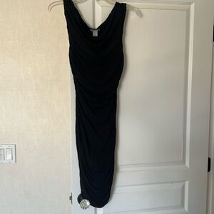 Black mini dress
